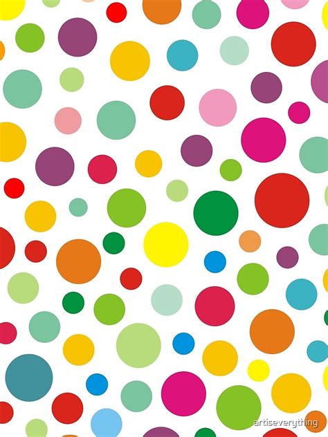 "Rainbow colorful polka dots" T-shirt by artiseverything | Redbubble