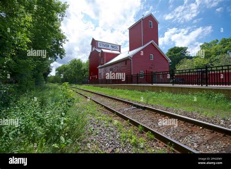 Railroad station in Ontario, Canada Stock Photo - Alamy