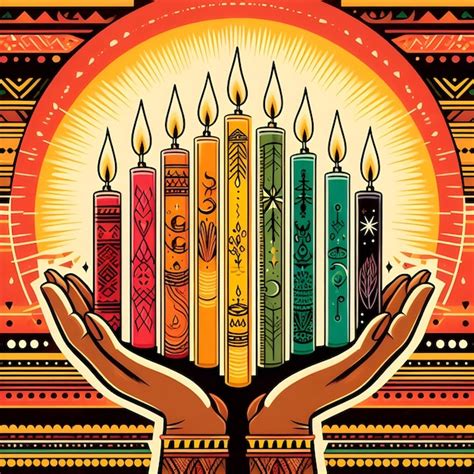 Premium AI Image | Kwanzaa celebrations Candles