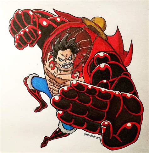 Luffy Gear 4th Drawing