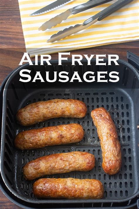 Air Fryer Sausages Recipe - Crispy and Juicy! - COOKtheSTORY