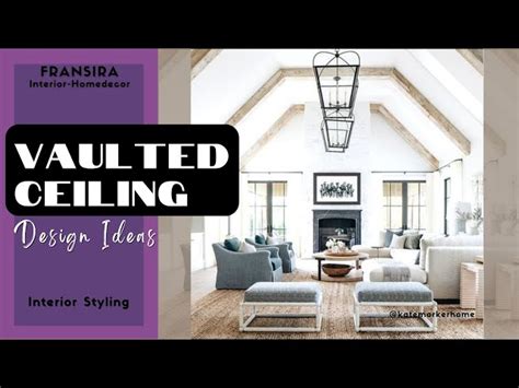 Living Room Vaulted Ceiling Design Ideas | Shelly Lighting