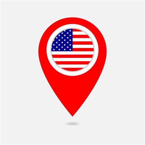 Premium Vector | Usa pin map vector design