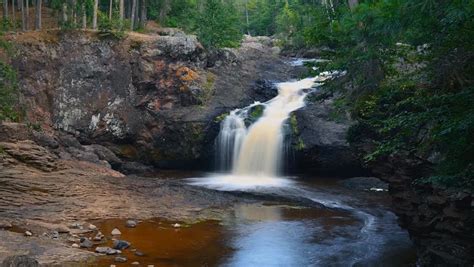 Amnicon River at Amnicon Falls State Park, Wisconsin image - Free stock ...