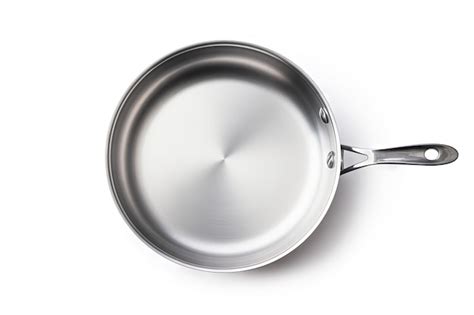 Premium AI Image | 18 10 stainless steel frying pan Stainless steel ...