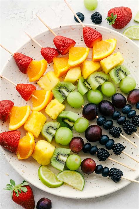 Easy Rainbow Fruit Skewers {Fruit Kabobs} | The Recipe Critic