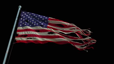 American Flag - Slow Motion. Stock Footage Video (100% Royalty-free ...