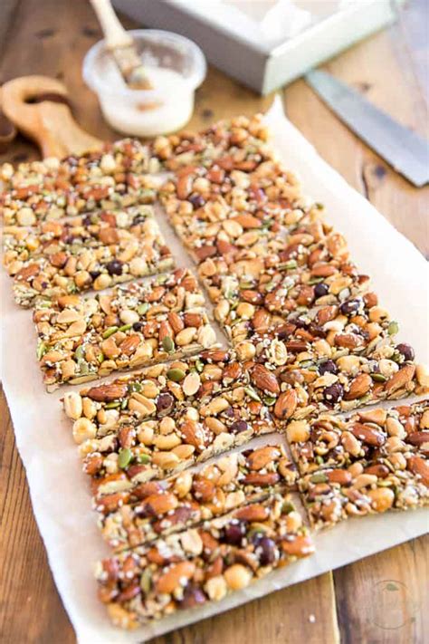 Homemade Kind Nut Bars • The Healthy Foodie