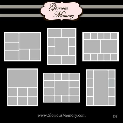 Storyboard Collage Blog Board Photoshop Psd Templates Three 16X20 ...