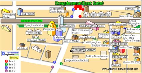 Dongdaemun Market Map