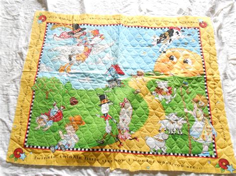 MARY ENGELBREIT Fabric Mother Goose Quilted Nursery Rhymes