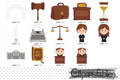 JUDGE clipart, Courthouse clip art, Cute lawyer kids By clipartfables ...