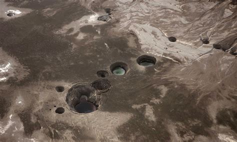 Giant Sinkholes Appear Around Drying Dead Sea