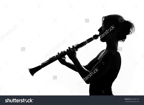 clipart clarinet silhouette - Clipground