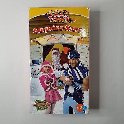 NICK JR. LAZY Town - Surprise Santa (VHS, 2005) Nickelodeon - Tested ...