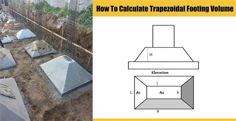 How To Calculate Trapezoidal Footing Volume | Engineering Discoveries