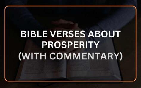 20 Important Bible Verses About Prosperity (With Commentary ...