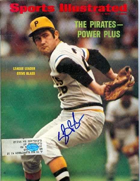 Steve Blass autographed Sports Illustrated Magazine (Pittsburgh Pirates)