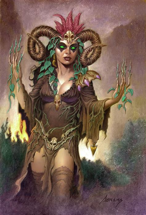 Pagan Goddess Painting by Paul Abrams - Fine Art America