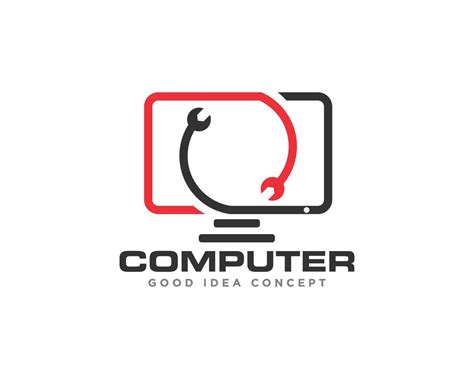 Computer Technology Logo Icon Design Vector 10664913 Vector Art at Vecteezy