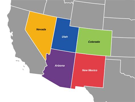 5 Beautiful Southwest States (+Map) - Touropia