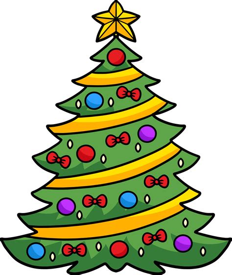 Christmas Tree Cartoon Colored Clipart 11416879 Vector Art at Vecteezy