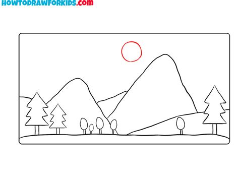 How to Draw Nature - Easy Drawing Tutorial For Kids