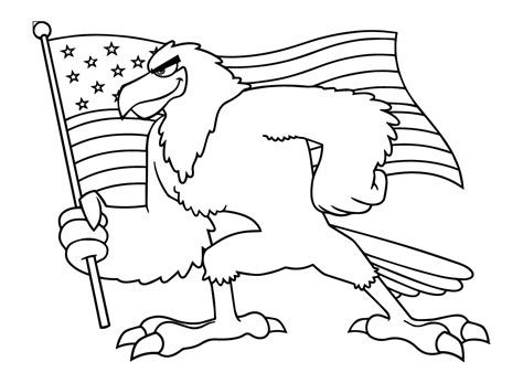 American Flag Free Coloring Pages - Free Printable Coloring Pages