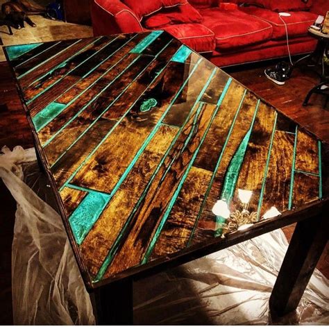 Do It Yourself Epoxy Resin Table / Resin river table top … | Wood resin ...