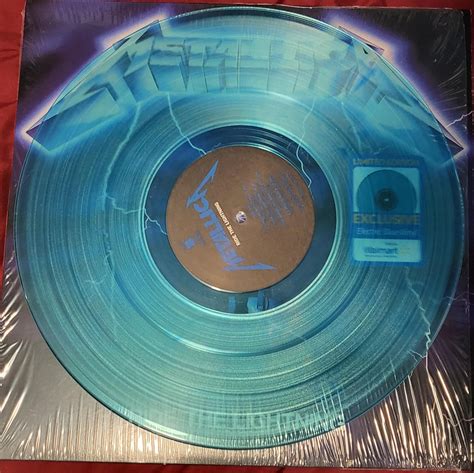 Ride The Lightning Fully Transparent Blue Vinyl? : r/vinyl