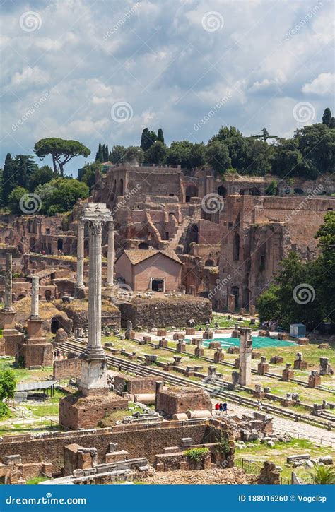 Ancient rome ruins editorial image. Image of column - 188016260