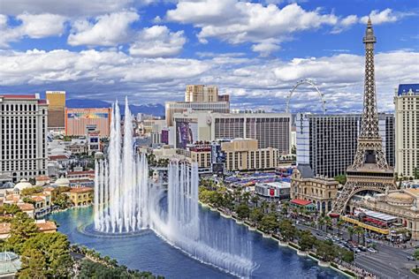 Aerial view of Las Vegas Strip daytime in Nevada - TSHC Travel