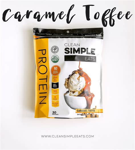 Caramel Protein Powder | Clean and Simple Protein | Caramel toffee ...