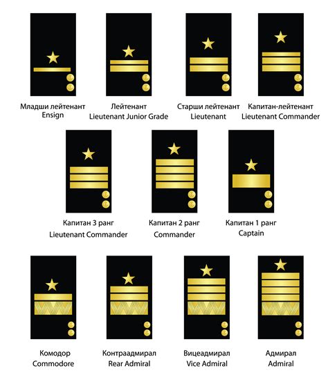 Us Navy Officer Rank Insignia Chart