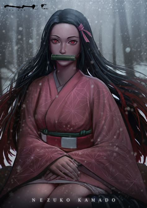 "Demon Slayer - Nezuko Kamado - Fanart" by CHAWAK Manado, Film Red ...