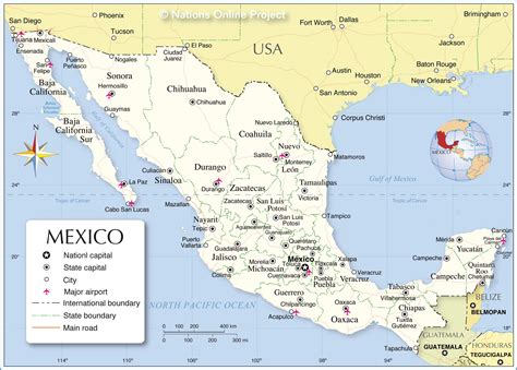 Map Of Mexico Border - Chlo Melesa