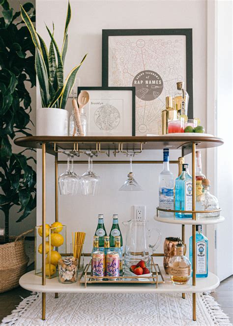 Bar Cart Styling - Melissa Frusco