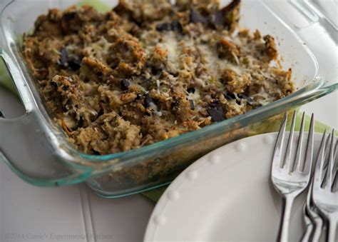 Turkey Sausage and Roasted Eggplant Casserole