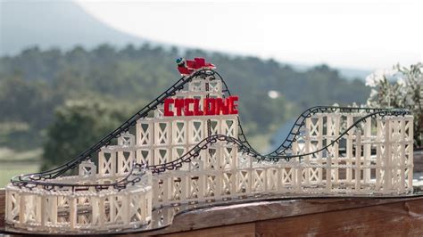 Cyclone Roller Coaster Model Kit - The Awesomer