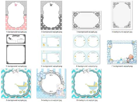 Detail Template Kartu Ucapan Kelahiran Bayi Perempuan Koleksi Nomer 25