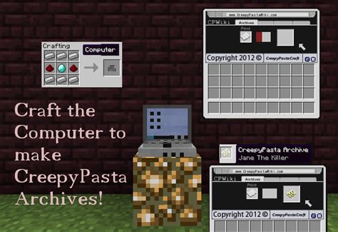 CreepyPastaCraft Mod for Minecraft 1.4.5 | Minecraft Forum