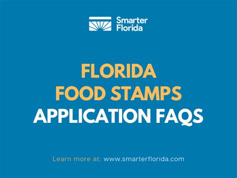 Florida Food Stamps Application FAQs - Smarter Florida