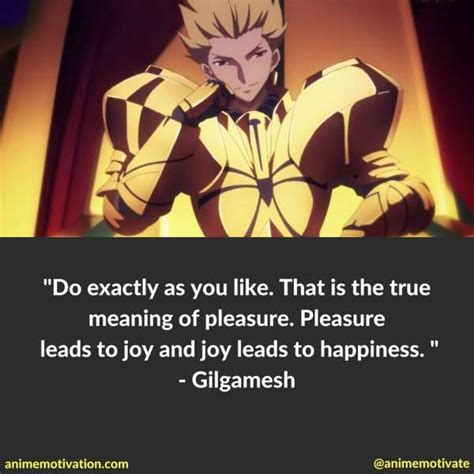 Gilgamesh Fate Zero Quotes