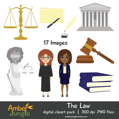 Law Clipart Lawyer Judge Legal Clip Art Attorney Graphic Court Judicial ...