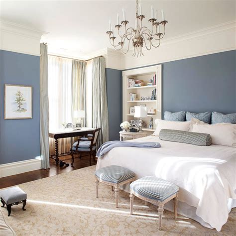 Elegant Blue and White Bedroom Inspiration