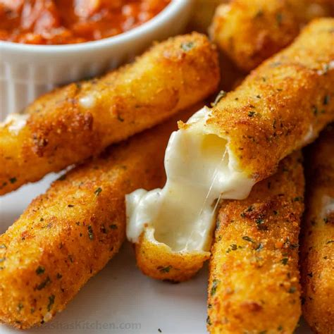 Mozzarella Cheese Sticks Recipe (VIDEO) - NatashasKitchen.com