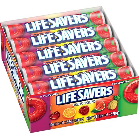 Amazon.com : Life Savers Five Flavors Hard Candy, 1.14 Ounce (Pack of ...