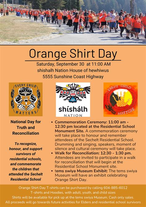 Orange Shirt Day 2023 - Syiyaya Reconciliation Movement