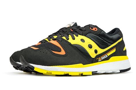 Saucony Azura OG Black Yellow Release Date - Sneaker Bar Detroit