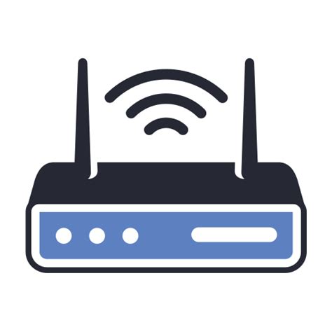 Wifi router Generic Blue icon